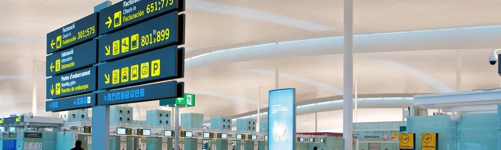 fotografia en el carrusel del aeropuerto de Barcelona